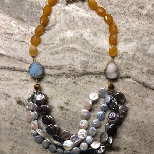 Gem & Pearl Mixed Medium Necklace